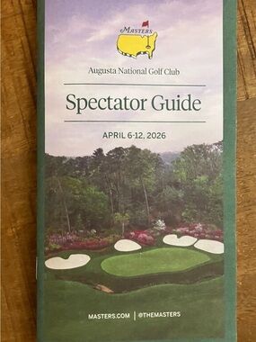 2026 Masters Spectator Guide Book